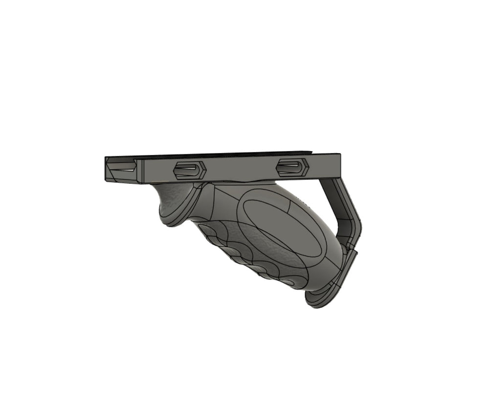 Angled Picatinny Grip